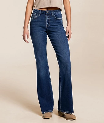 VERVET Bella High Rise Flare Stretch Jean