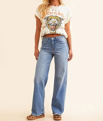 VERVET Olivia High Rise Wide Leg Stretch Jean