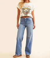 VERVET Olivia High Rise Wide Leg Stretch Jean