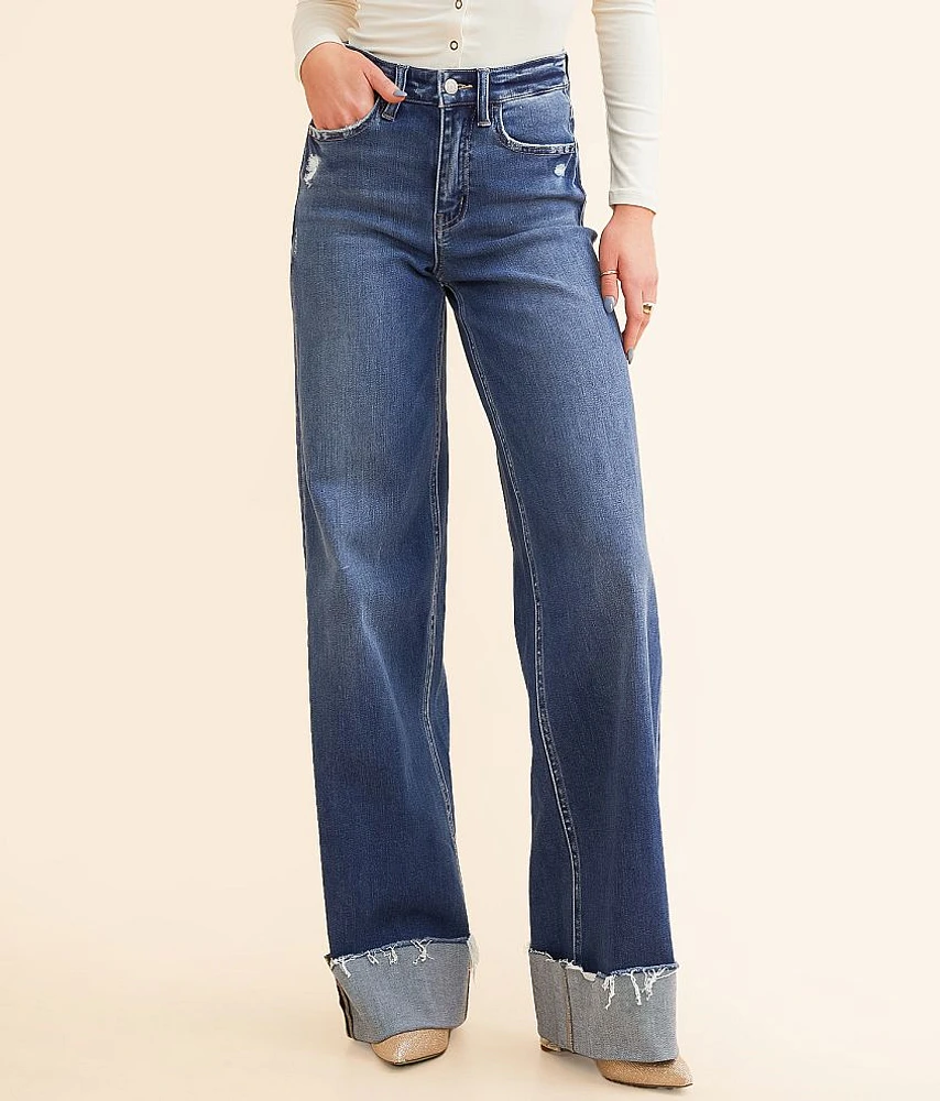 VERVET Olivia High Rise Wide Leg Stretch Jean