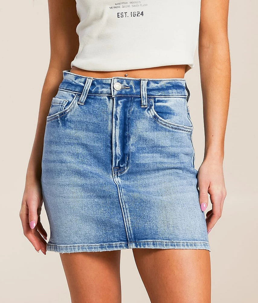 Claudia Denim Stretch Mini Skirt