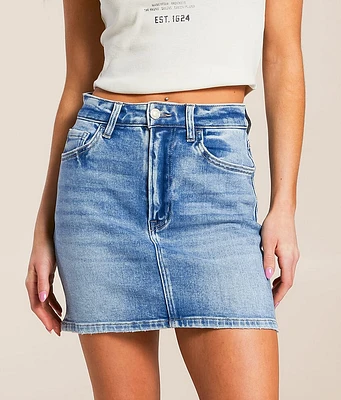 Claudia Denim Stretch Mini Skirt