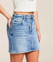 Claudia Denim Stretch Mini Skirt