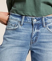 Aubrey Low Rise Baggy Wide Leg Strech Jean
