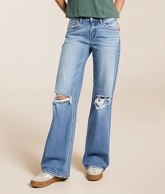 Aubrey Low Rise Baggy Wide Leg Strech Jean