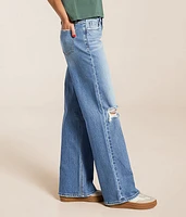 Aubrey Low Rise Baggy Wide Leg Strech Jean