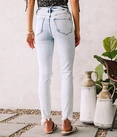 High Rise Ankle Skinny Stretch Jean