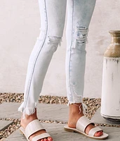 High Rise Ankle Skinny Stretch Jean