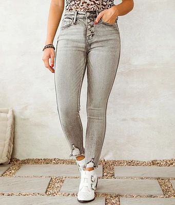 High Rise Ankle Skinny Stretch Jean