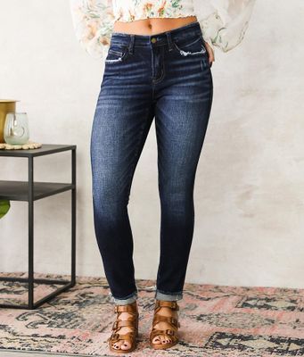 Flying Monkey Mid-Rise Ankle Skinny Stretch Jean
