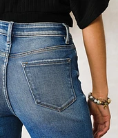 High Rise Slim Straight Stretch Jean