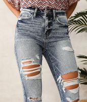 Flying Monkey High Rise Ankle Skinny Stretch Jean