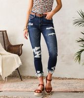 Flying Monkey Mid-Rise Ankle Skinny Stretch Jean