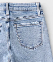 Girls - High Rise Wide Leg Cargo Stretch Jean