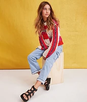 Girls - High Rise Wide Leg Cargo Stretch Jean