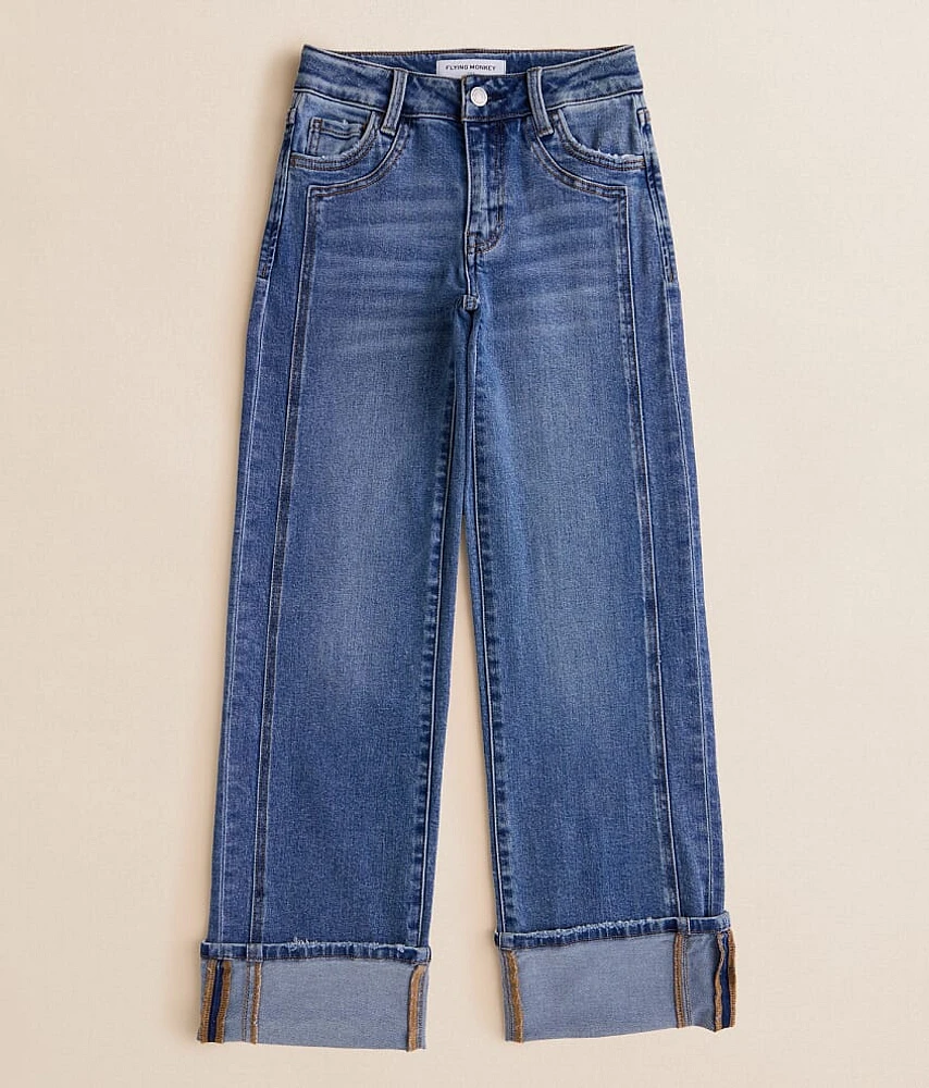 Girls - Baggy Wide Leg Stretch Jean