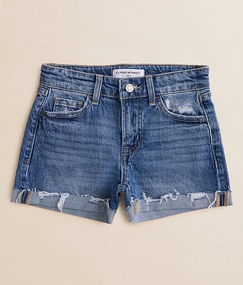Girls - Mid-Rise Stretch Cuffed Short