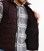 Mixed Media Puffer Vest