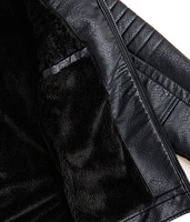 Boys - Faux Leather Jacket