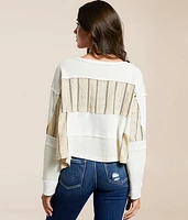 Pieced Crochet Henley