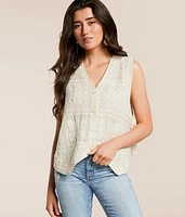Crochet Oversized Vest - One Size