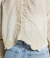 Crochet Cropped Top - One Size