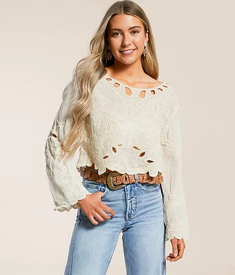 Crochet Cropped Top - One Size