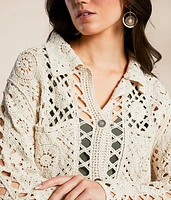 Crochet Shacket - One Size