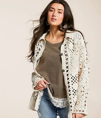 Crochet Shacket - One Size