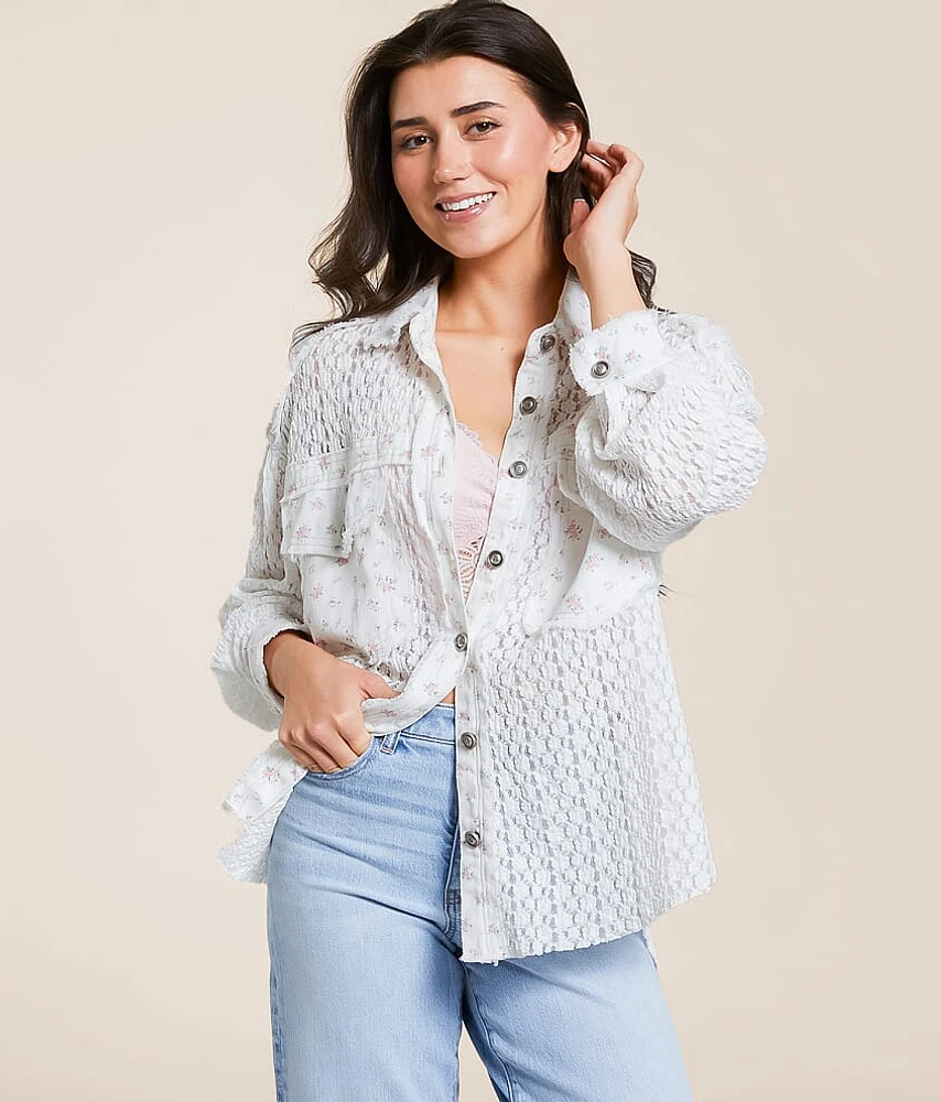 Floral Lace Shacket