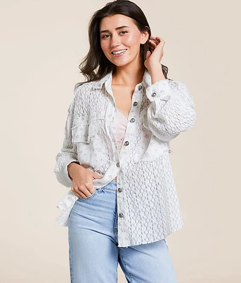 Floral Lace Shacket
