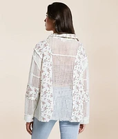 Floral Crochet Shirt