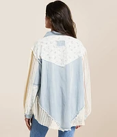 Floral Lace Western Oversized Shacket