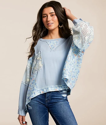 Floral Pieced Top