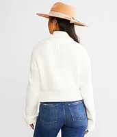 Turtleneck Cropped Sweater