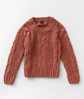 Girls - Daytrip Chenille V-Neck Sweater