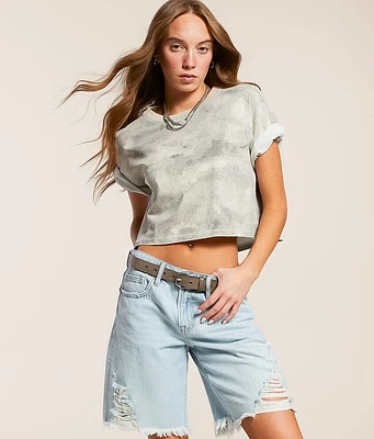Digi Camo Cropped T-Shirt