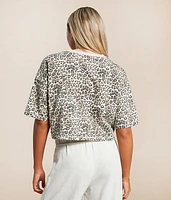 Cheetah Cropped T-Shirt