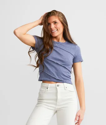 FITZ + EDDI Rib Knit Cropped Top