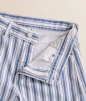 Girls - High Rise Railroad Stretch Cuffed Short
