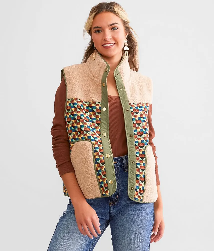 Women's Gilly Hicks Sherpa-Lined Reversible Vest