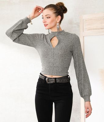 Beivy Keyhole Cropped Top