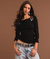Western Buckle Top