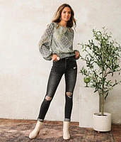 Patchwork Chiffon Top