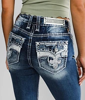 Kaylla Mid-Rise Boot Stretch Jean