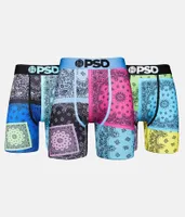PSD 3 Pack Patches Stretch Boxer Briefs