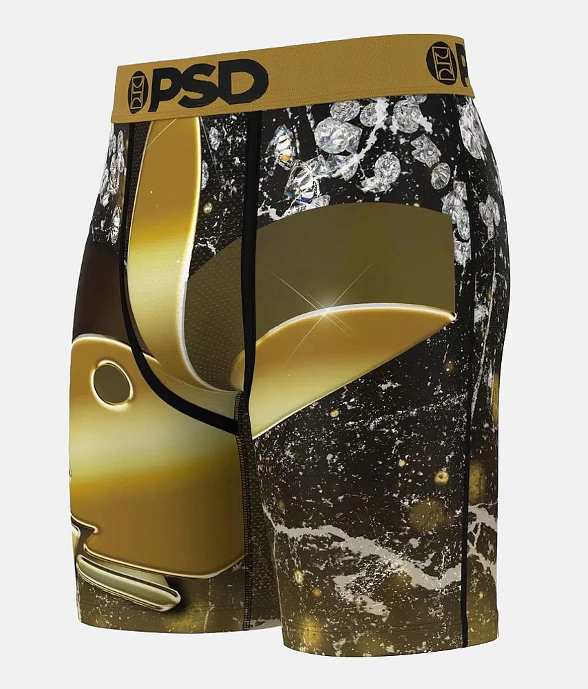 Playboy Solid Gold Stretch Boxer Briefs