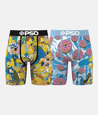 PSD 2 Pack Homer Squad Stretch Boxer Briefs