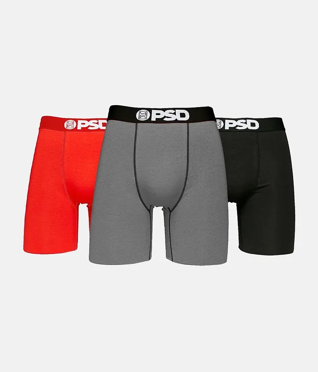 PSD x Playboy Red & Black 3 Pack Boxer Briefs