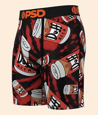 PSD The Simpsons Duff Beer Stretch Boxer Briefs